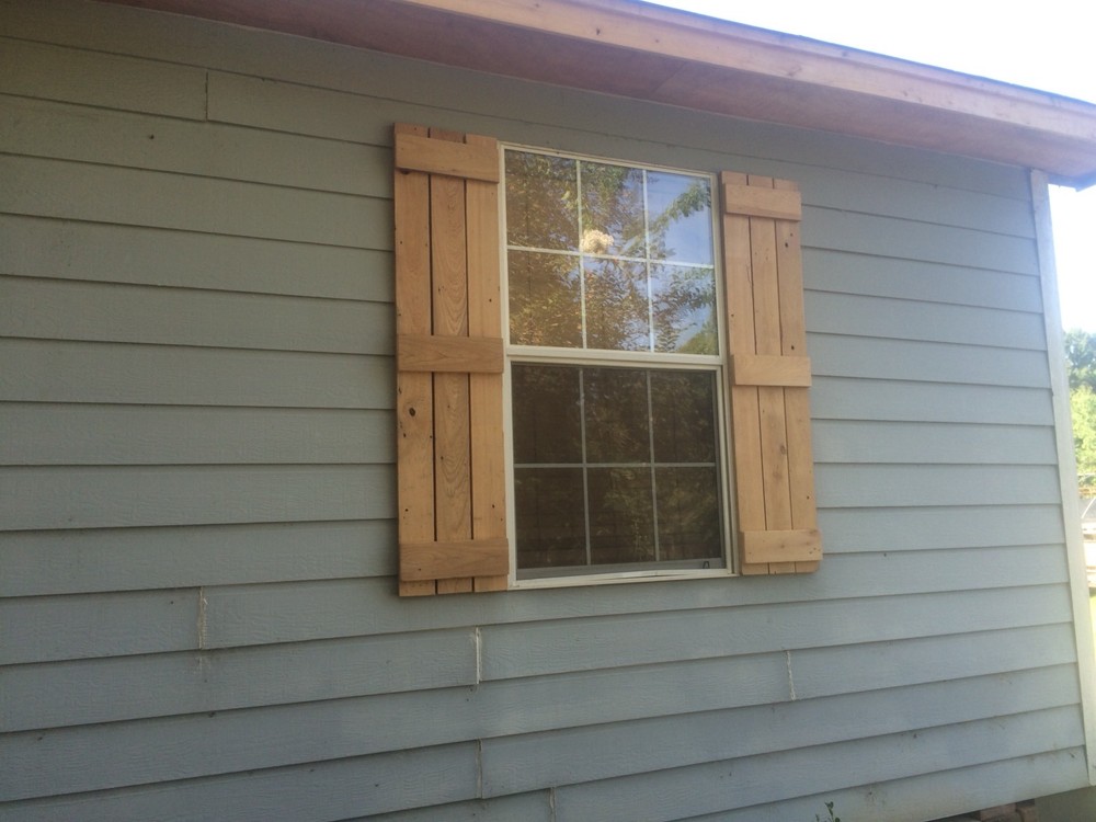 Cypress Farmhouse Style Exterior Shutter