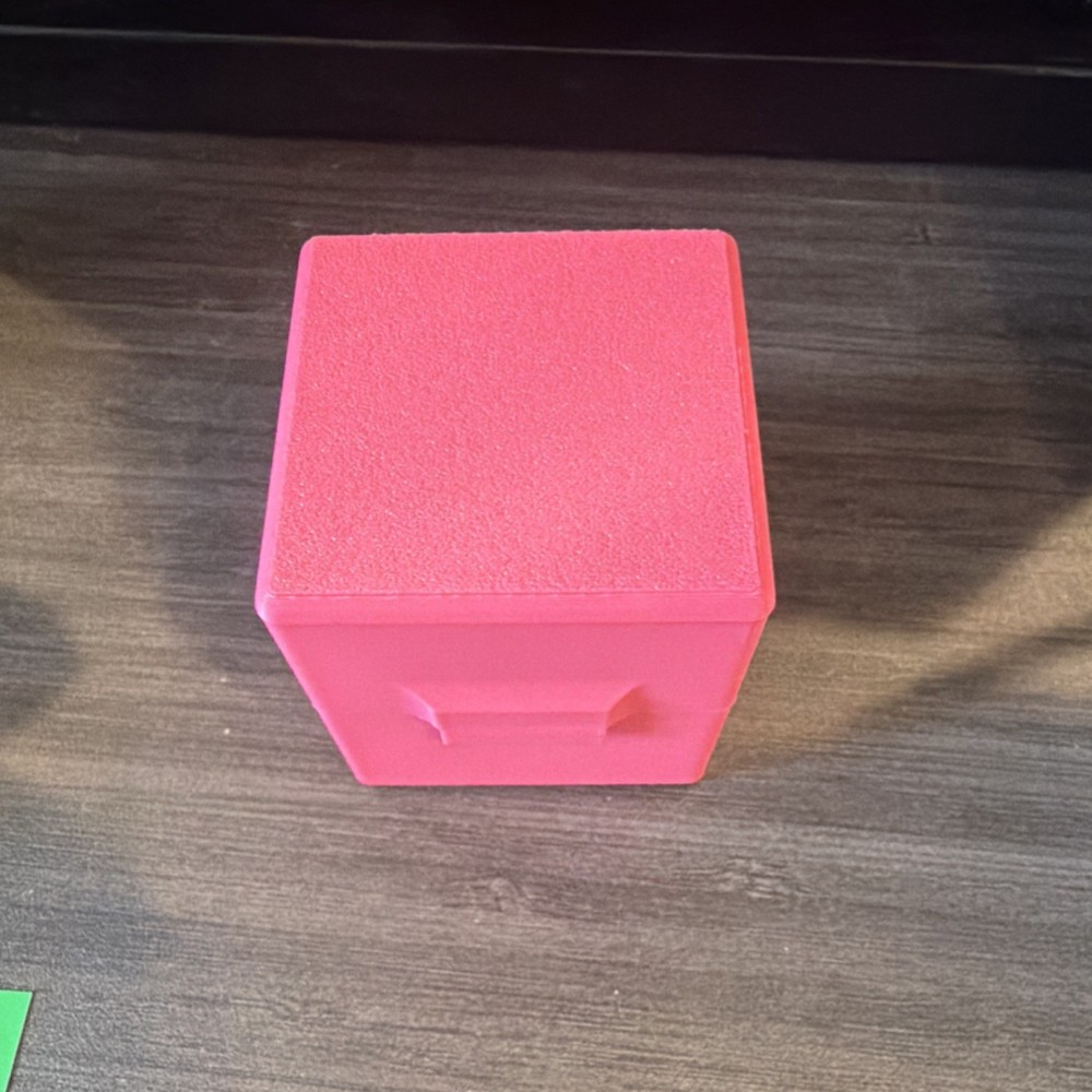 3D Printed Stress Cube Storage Case by Kingmaker Designs