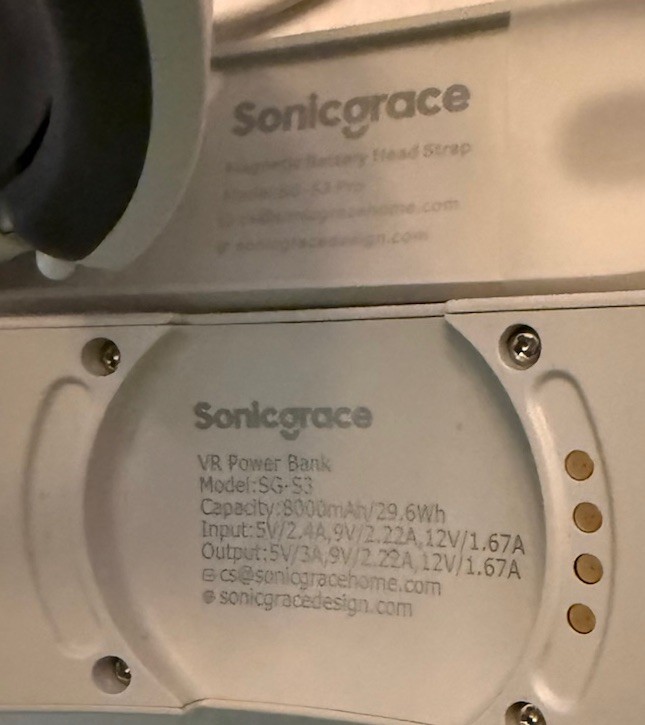 Sonicgrace Magnetic Battery Head Strap S3 Pro