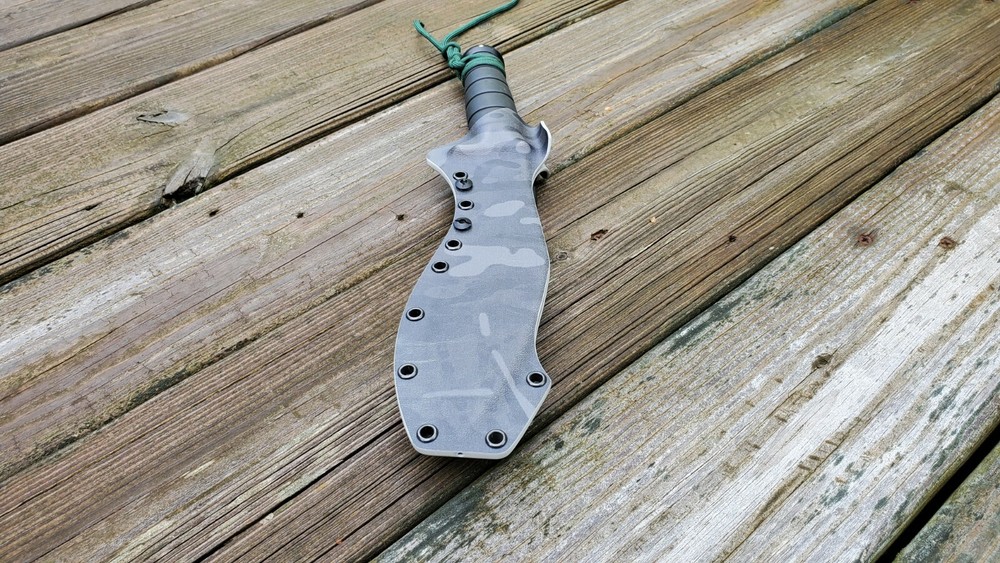 KA-BAR Combat Kukri model 1280 CUSTOM kydex sheath