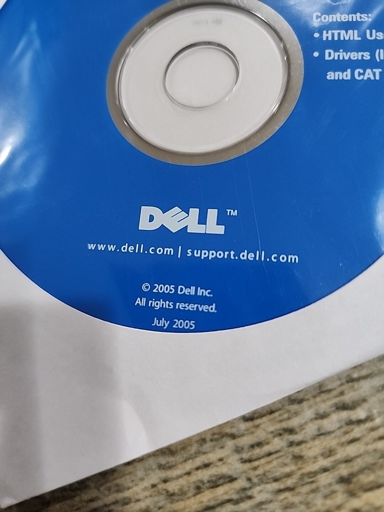 Dell E176FP LCD Monitor HTML User & Drivers Documentation Disc Only