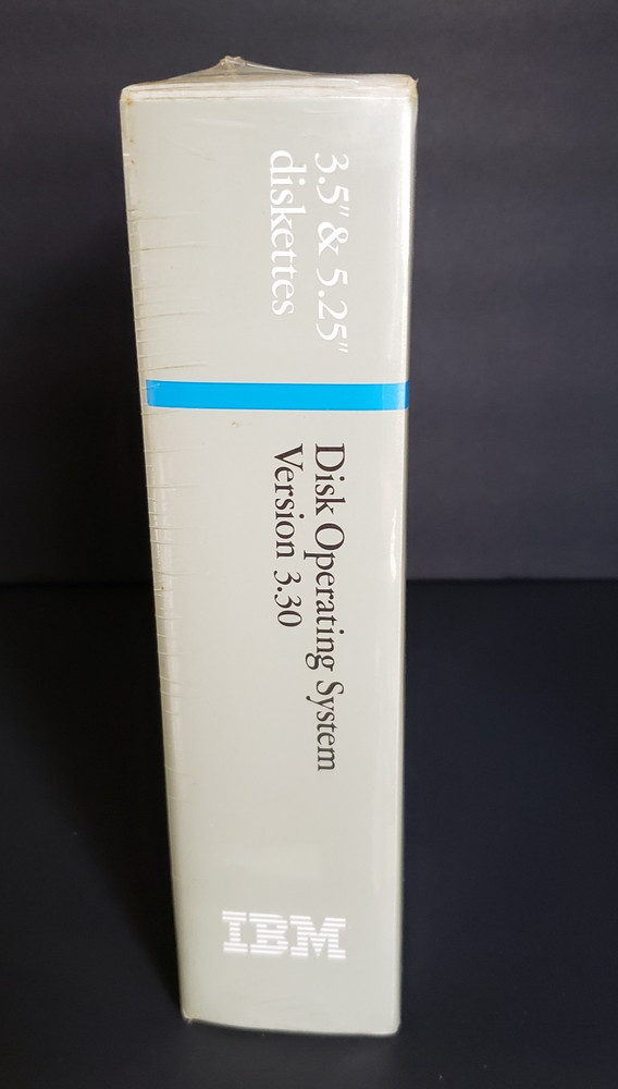Disk Operating System IBM Sealed DOS Version 3.30 3.5"& 5.25" Diskettes 1987