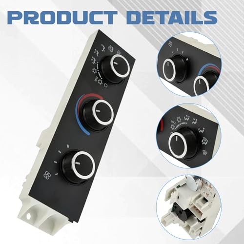 HVAC Control Module 599-217 Heater A/C Control Switch, Air Conditioning