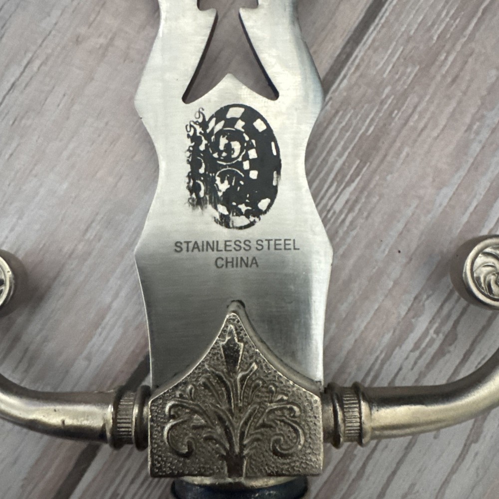 Stainless Steel Dagger Brown & Silver