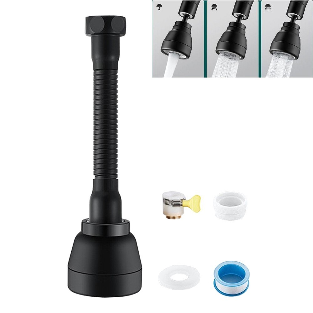 360?? Rotating Faucet Extender 3 Modes Water Saver Nozzle for Efficient Kitchen