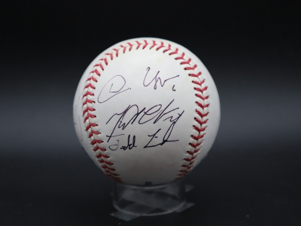 Cabrera/ Ramirez/ Linden/ Uggla Signed Baseball Autograph Auto PSA/DNA AR08003