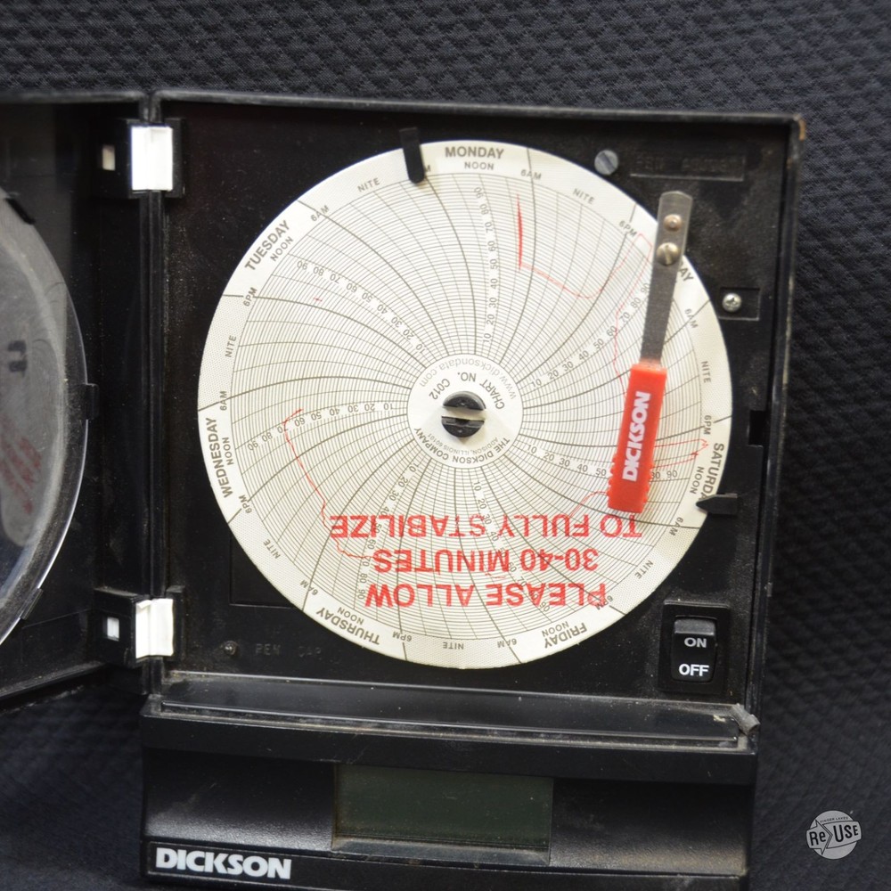 Dickson SL4100F7 TempTrace Chart Recorder (Untested)