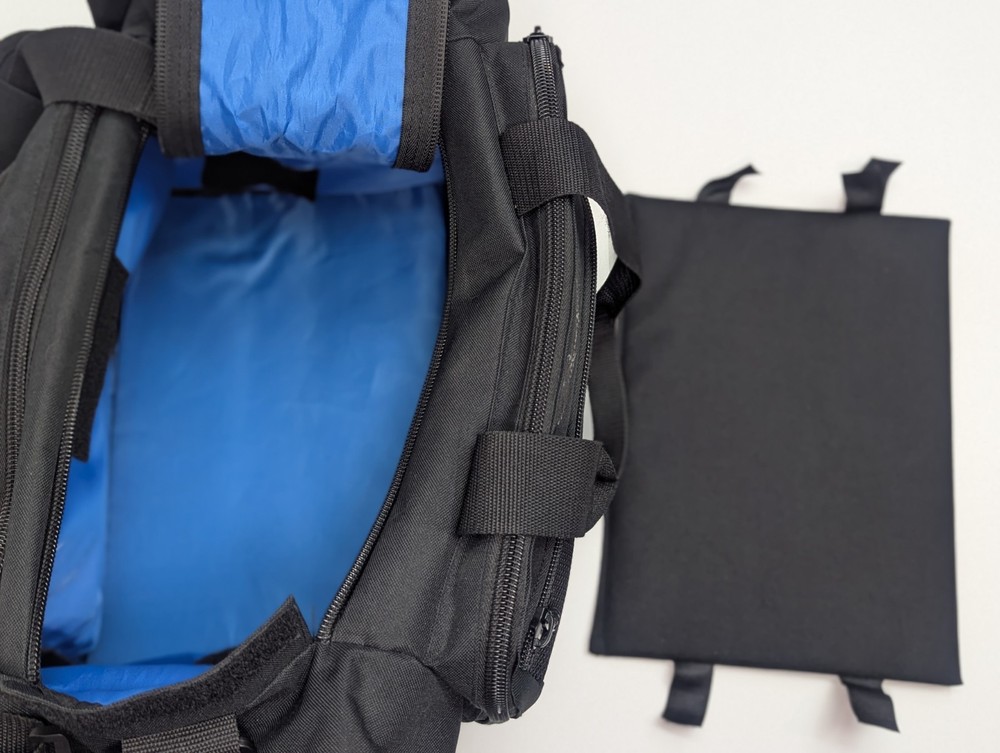 ASA AirClassics Pilot Flight Bag Pro 2 Black Blue Multi Pockets EUC