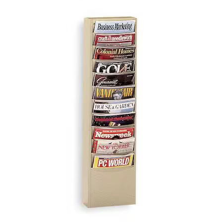 Durham Mfg 402-75 Magazine Wall Display, Tan