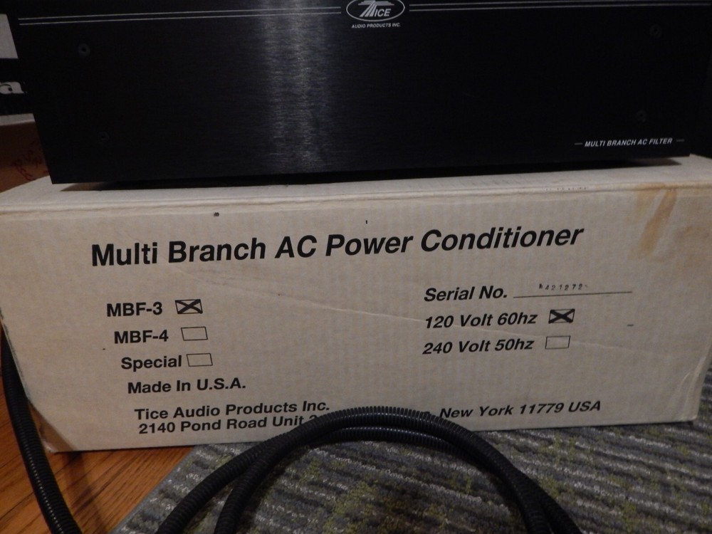 Tice Audio MBF-3 Multi Branch AC Filter With 16 Outlets