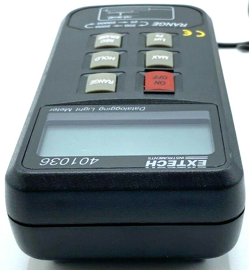 Extech Instruments 401036 Light Meter Data Logger Logging Illumination