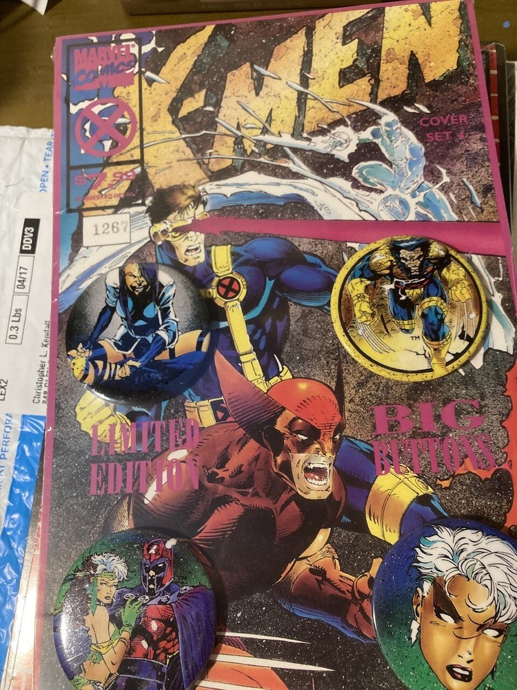 X-Men Collector Pin Sets (4 sets) Sealed