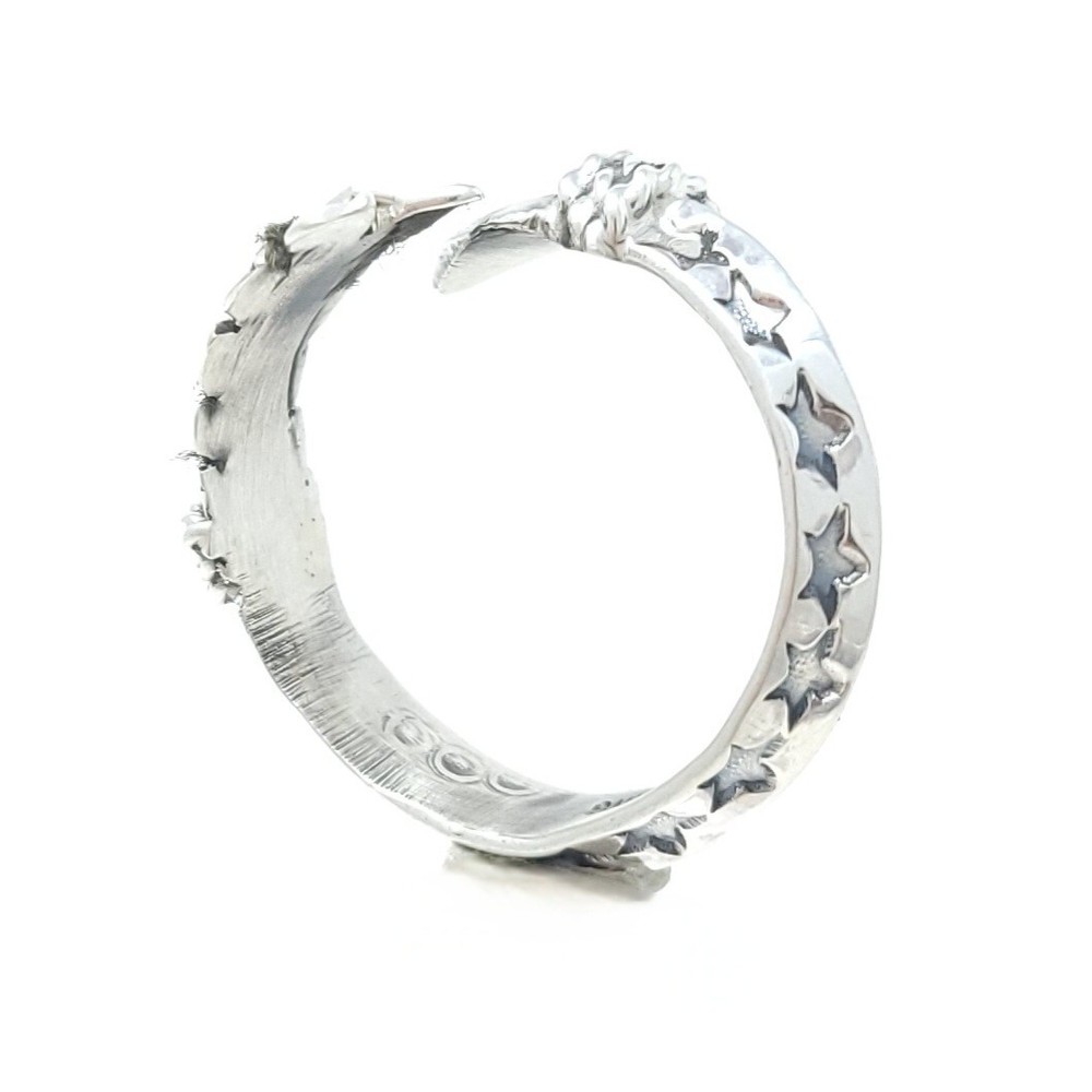 Delayne Reeves Navajo Sterling Silver Arrow Ring Adjustable Triangle Wire