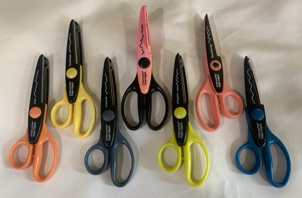 Fiskars Paper Edgers Cutting Tools Decorative Edge Scissors Scrapbooking Craft