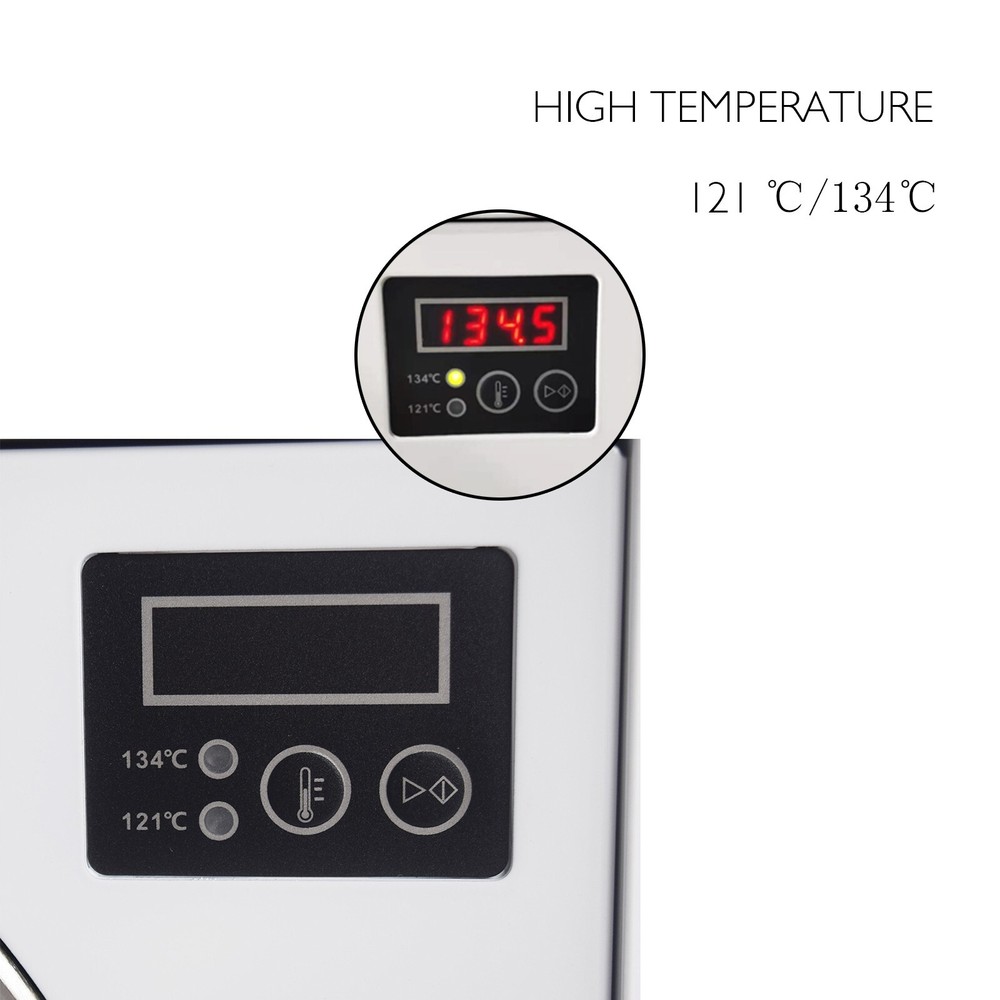 18L Surgical Instruments Autoclave Steam Sterilizer Sterilization Machine 110V