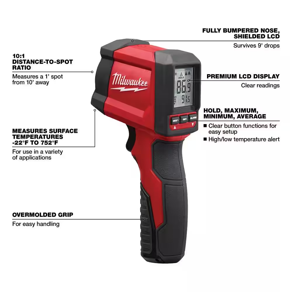 10:1 Infrared Thermometer