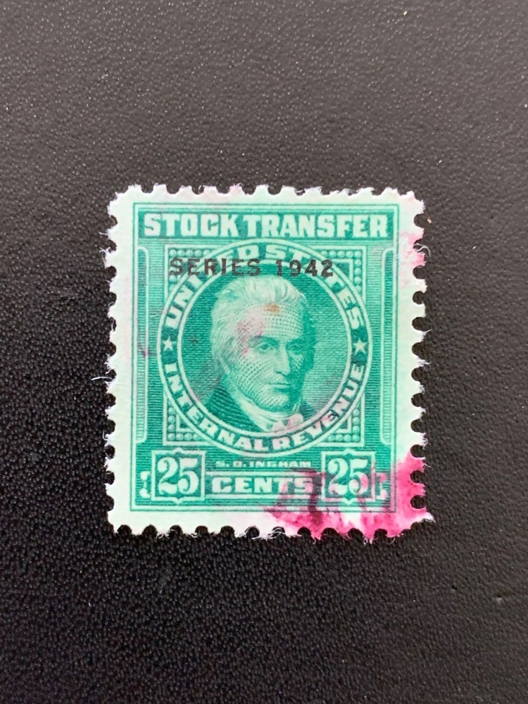 US Stock Transfer - Scott #RD123 - Used