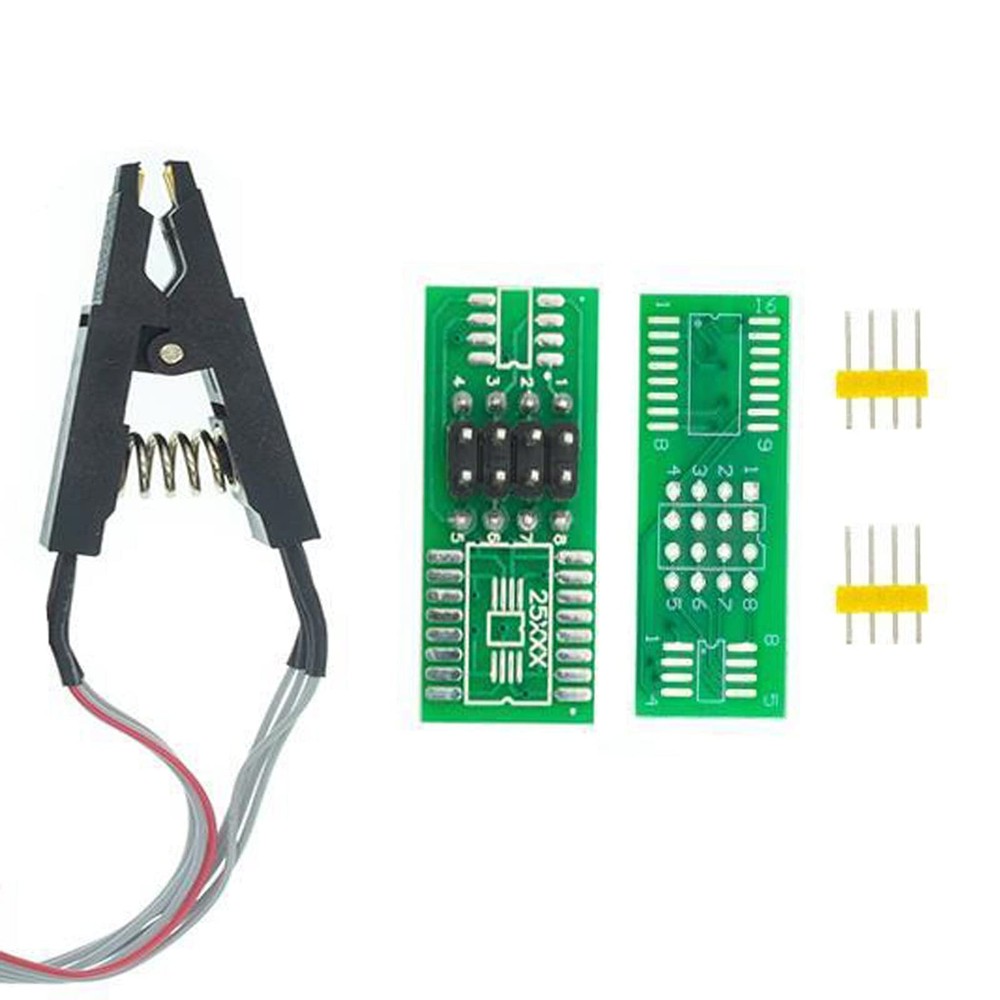 USB Programmer CH341A 24 25 Series Flash Module with SOIC8 SOP8 Test Clip...