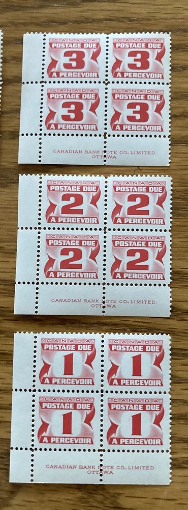Canadian Stamps-Misc. Postage Due-unhinged