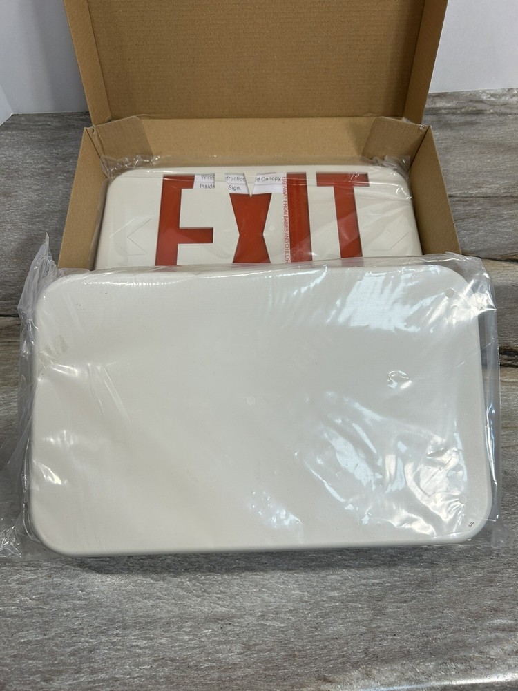 C-Lite LED Single Or Double Side Emergency Exit Lighted Sign, Battery Backup