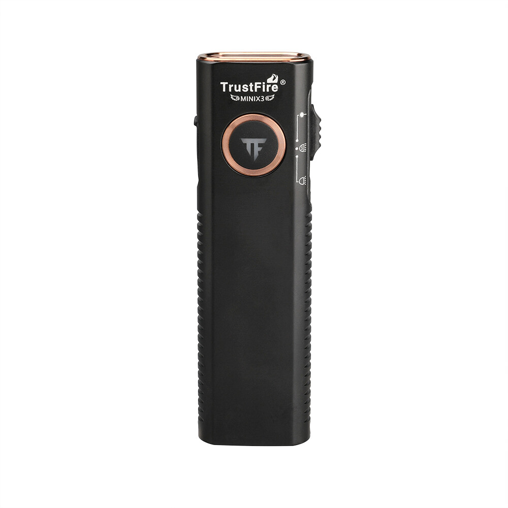 TrustFire MiniX3 Rechargeable EDC Flashlight 1050LM/4 Light Sources Pocket Light