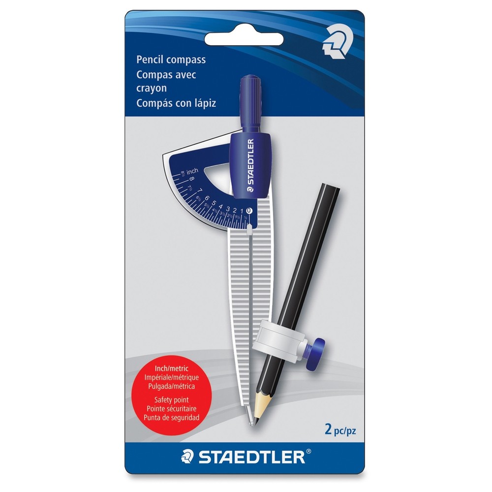 Staedtler Student Compass W/pencil - Blue (557scbka6)