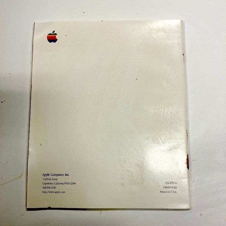 1996 Vintage Book Apple Internet Connection Kit: Getting Started Manual Only