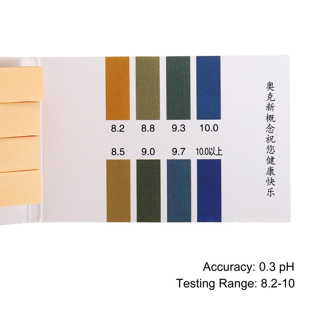 PH Test Strips 8.2-10.4pcs 80 Indicators Sunflower Maps Tester
