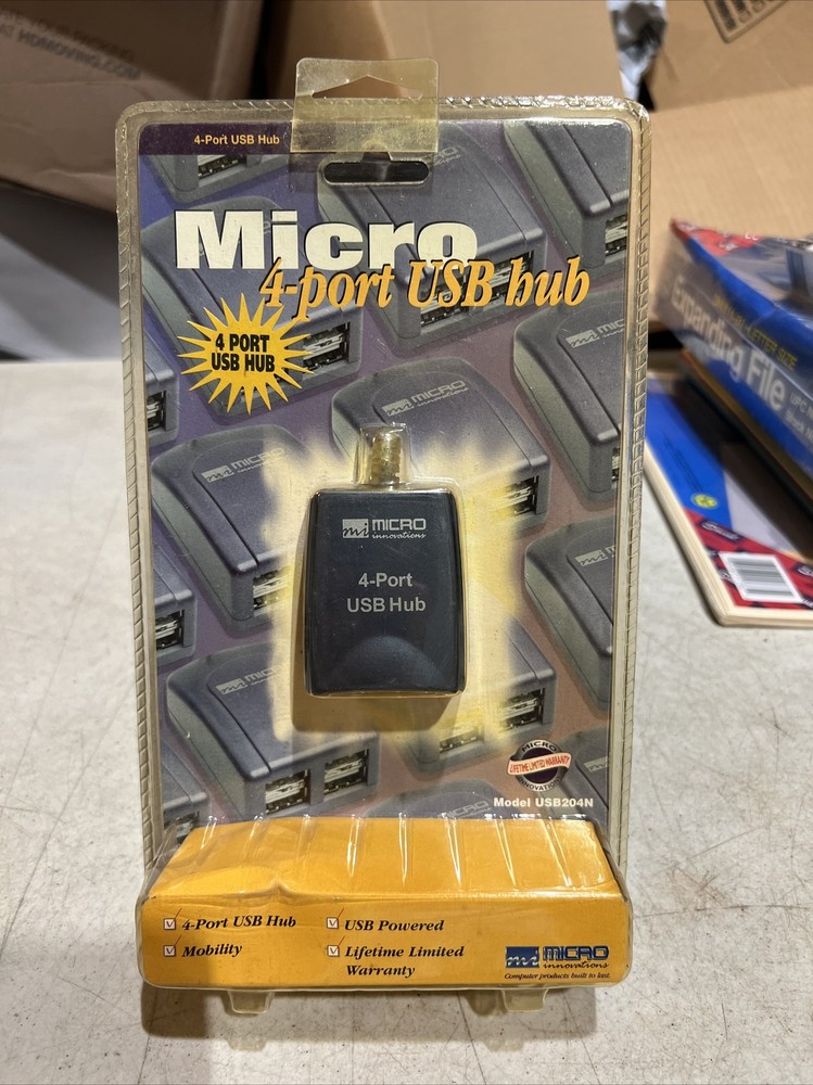 Mi Micro Innovations 4 Port USB Hub Model USB204N