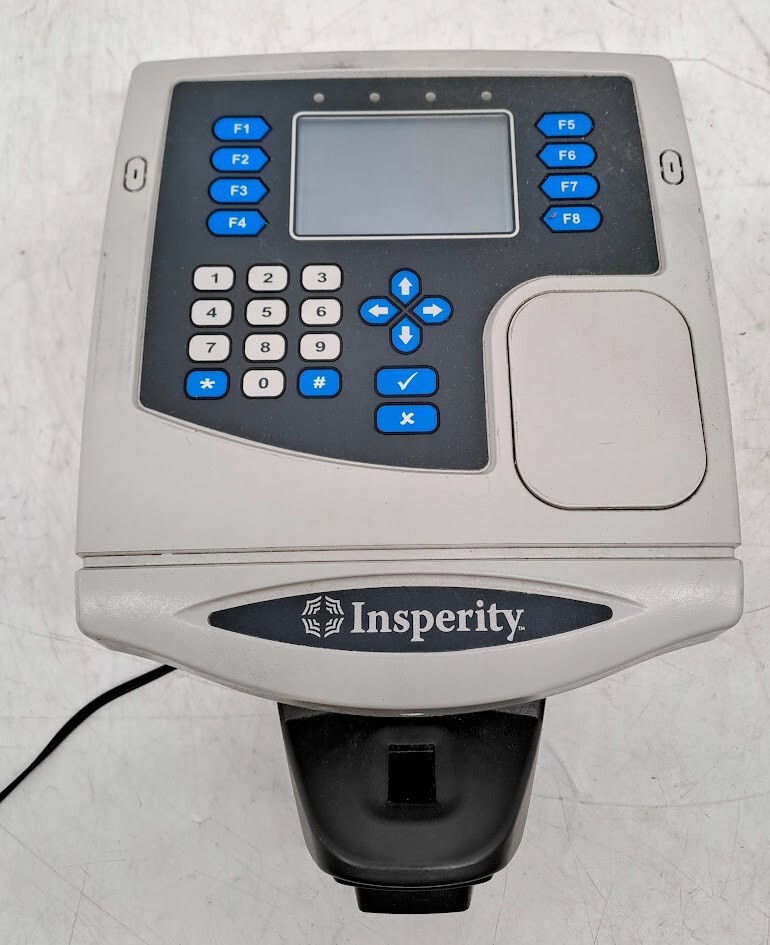 InfoTronics Office time clock Machine w/ Power ADAPTER