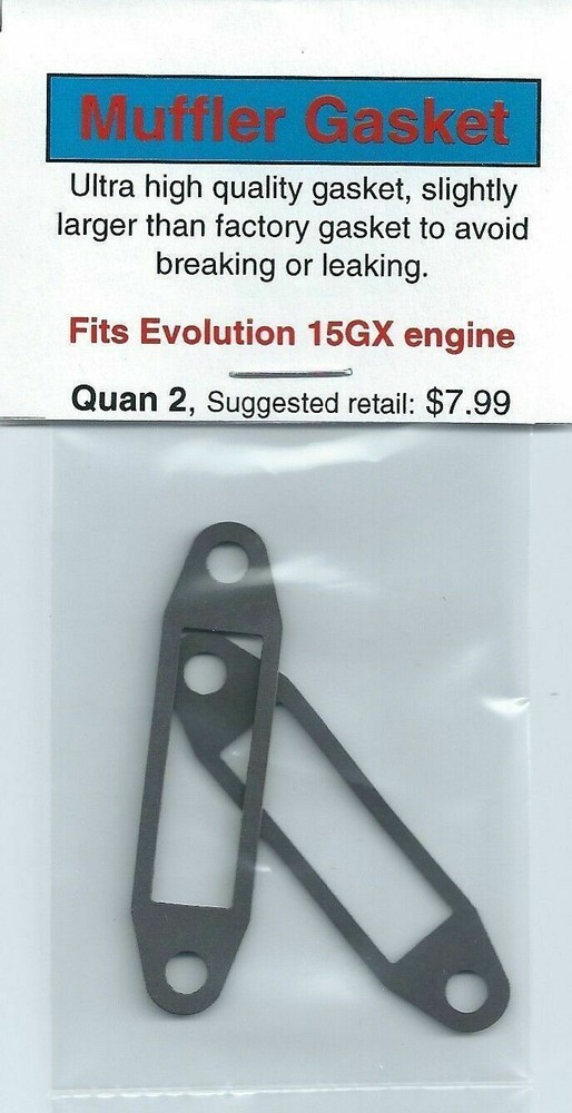 Evolution 15GX Exhaust/Muffler Gasket 2 Pack NIP