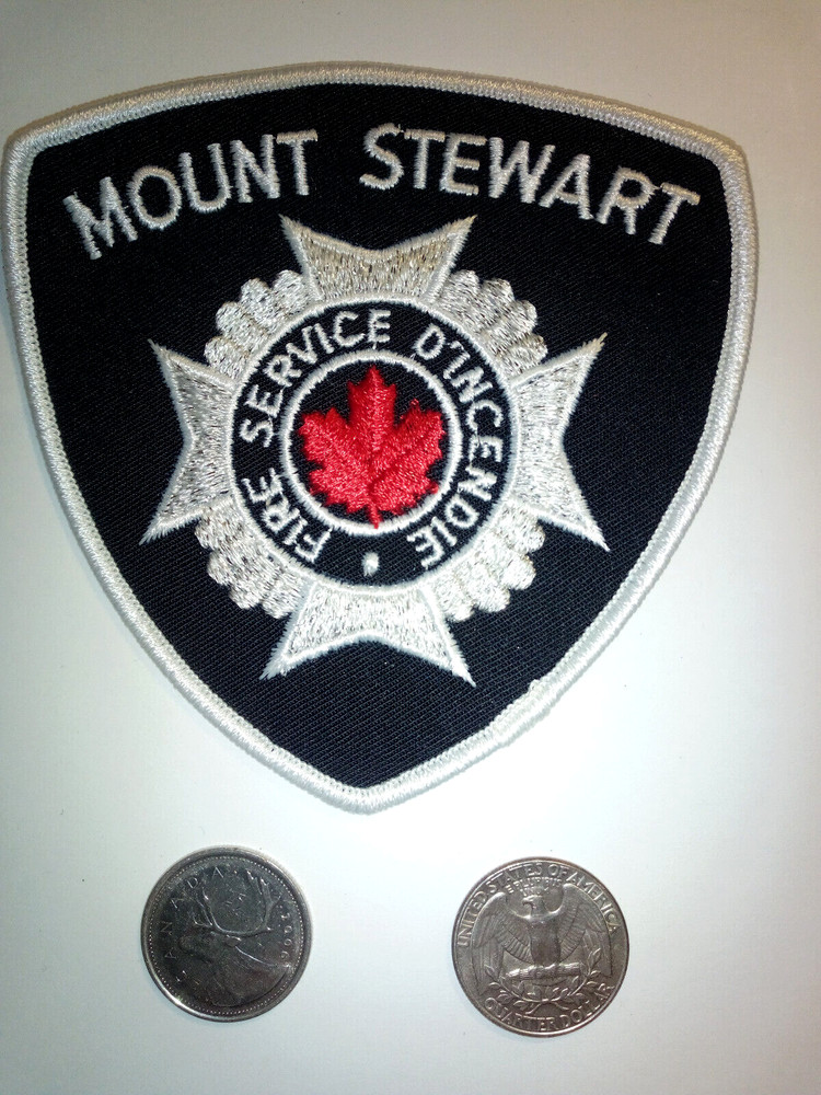Mount Stewart Fire Department Patch Badge Crest