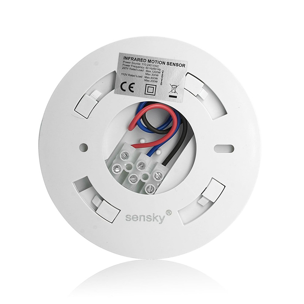 360 Degree Ceiling Mount Occupancy Sensor, 110-240V PIR Motion Sensor Switch,...