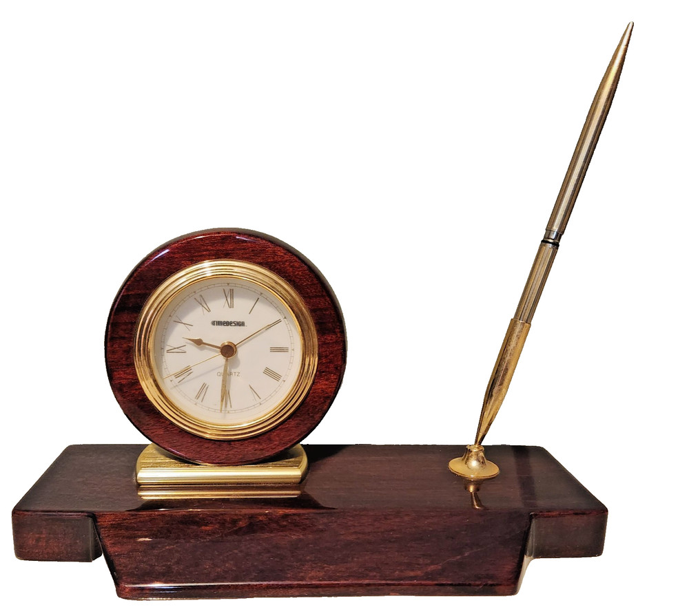Timedesign Executive Quartz Desk Clock Alarm