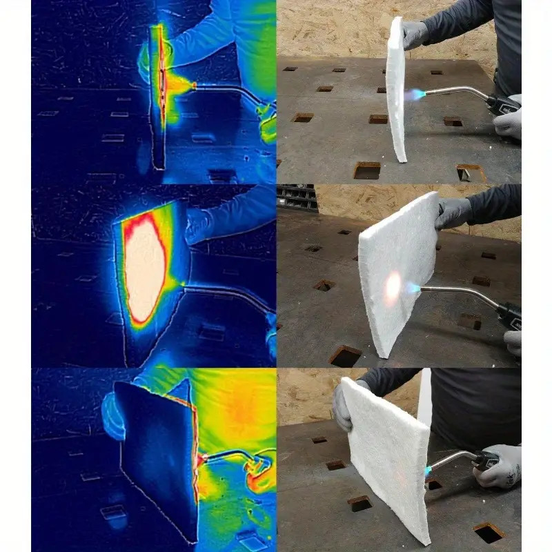 Multi-purpose Ceramic Fiber Insulation Mat Fireproof & Heat Resistant Universal