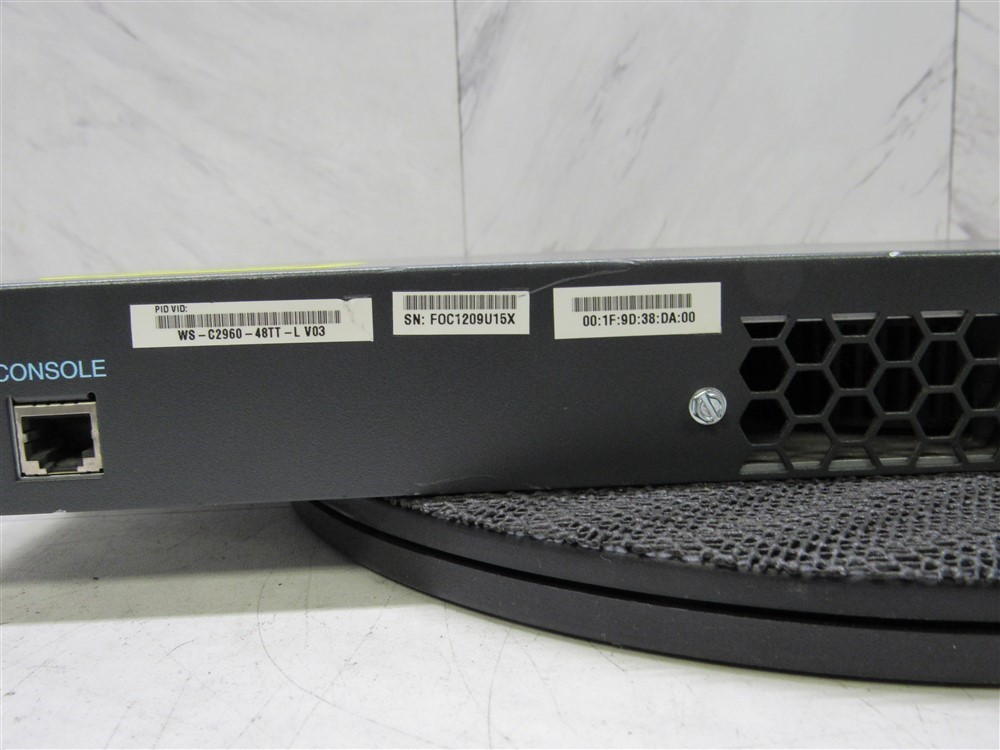 Cisco WS-C2960-48TT-L Catalyst 2960 48 Port Managed Network Switch!