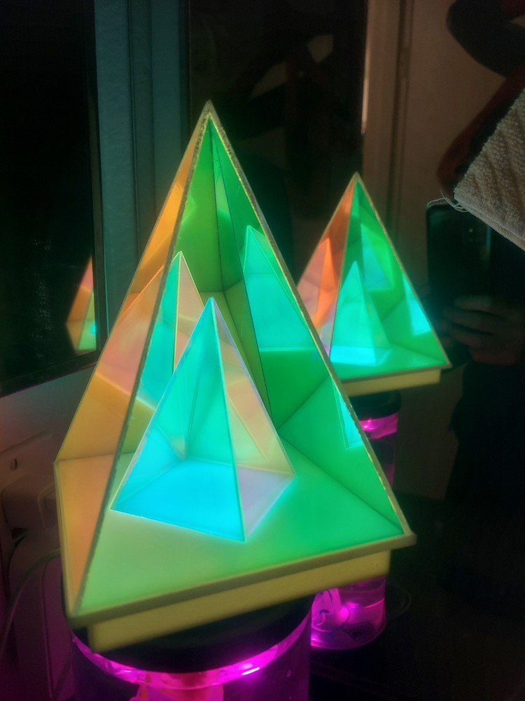Triangle Pyramid Night Light