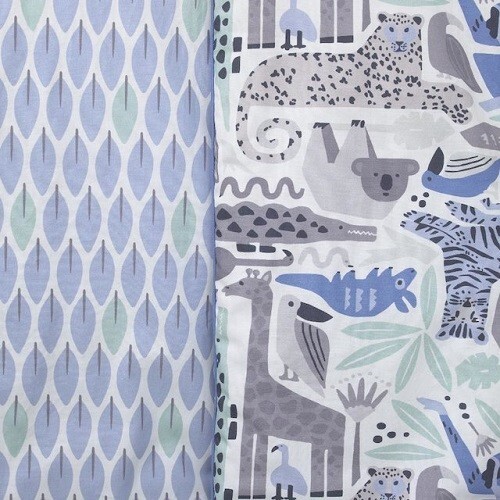 Dwell Studio Safari Skies 7Pc Crib Bedding Set Include Mobile/Blanket/Sheets++