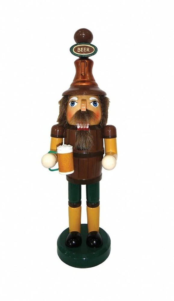 Santa's Workshop 70784 Beer Meister Nutcracker, 14"