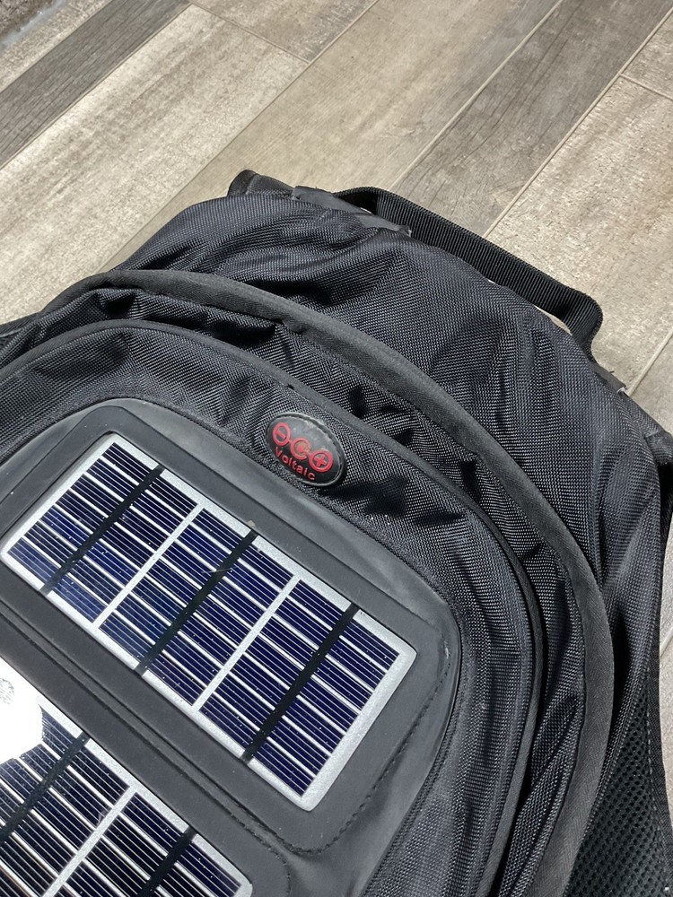 Voltaic Backpack Off Grid Solar Charging Black Pack
