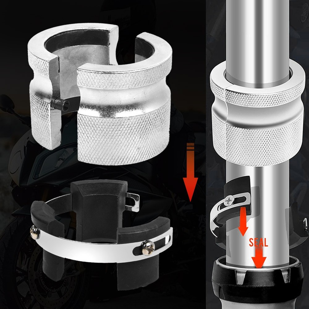 Universal Motorcycle Bike Fork Seal Driver Installation Tool 39~50mm Adjustable