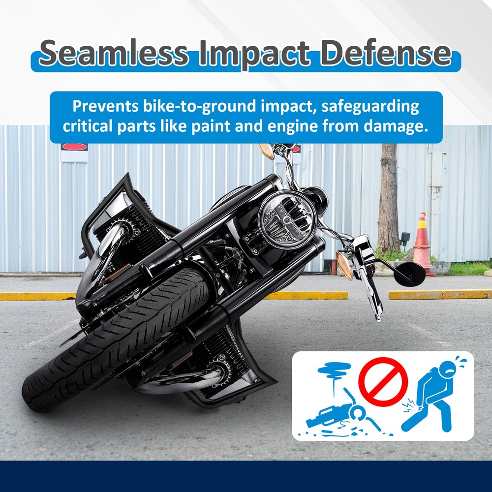 1 1/4 " Sharp Angle Front Highway Engine Guard Crash Bar For BMW R18 Roctane