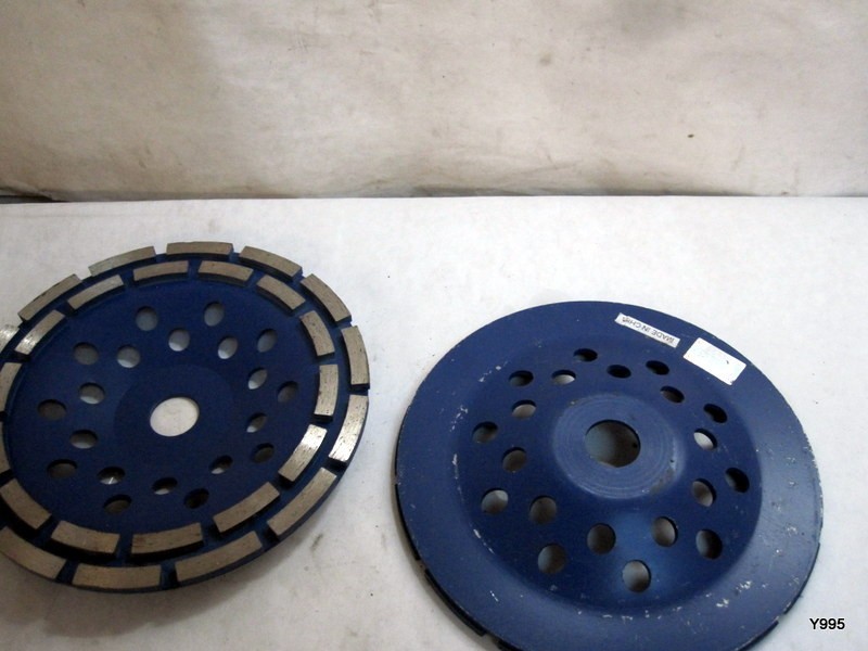 7" Double Rim Cup Wheel Thread Fast Surface Grinding concrete brick