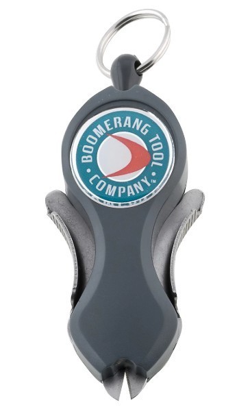 Boomerang Tool Snip Braid Mono Fluoro Line Cutter w/retractable Tether
