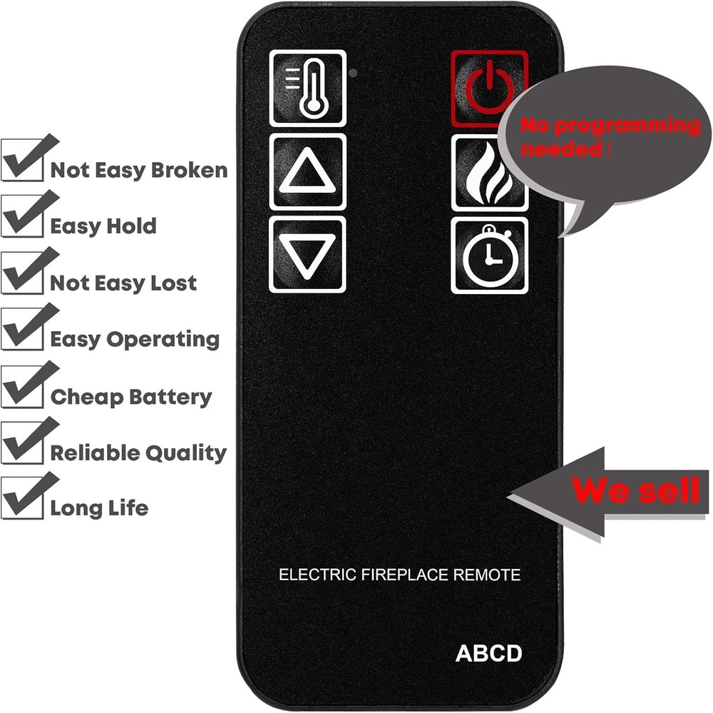 Replacement Remote Control for Whalen FP261A FP-261A FP26-1A FP26-1A-THM...