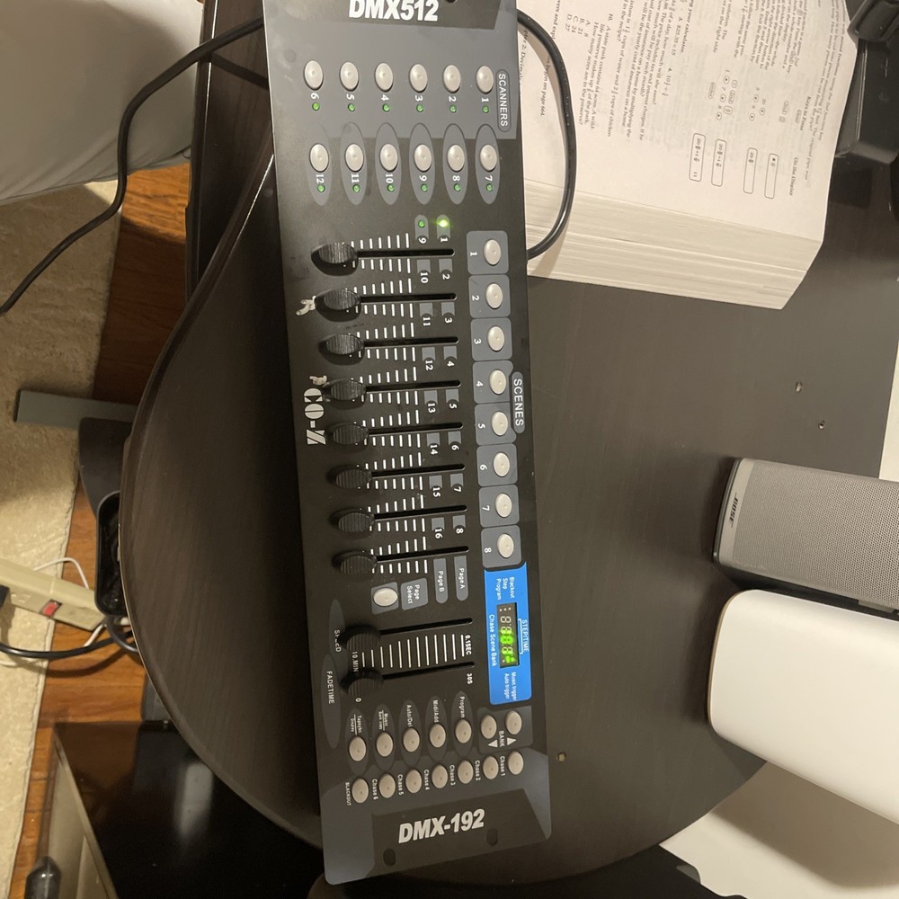 192 dmx 512 stage dj light controller