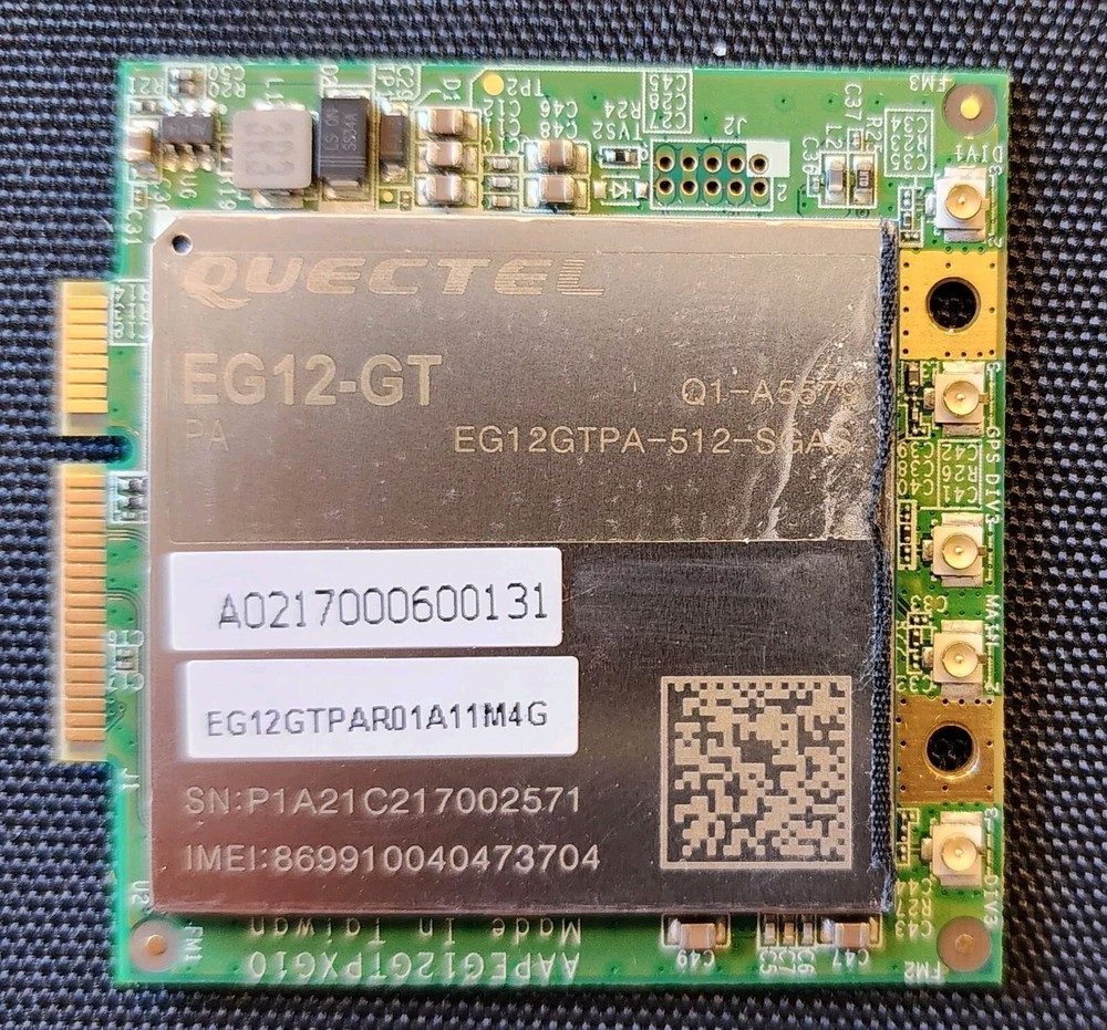 (2) Quectel EG12-GT / BEC Technologies CBRS-12 Cat 12 Modems
