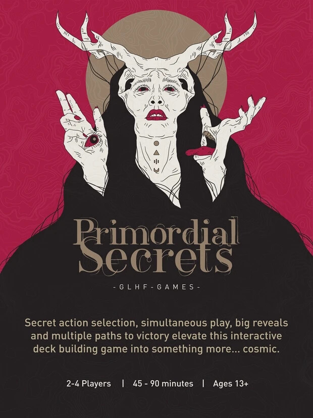 DENT Primordial Secrets Card Game .. Kickstarter Occult Deck Builder GLHF
