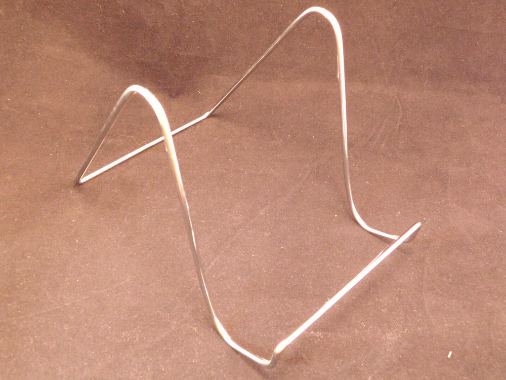 Easel Display Stand Metal Large Size Chrome Color