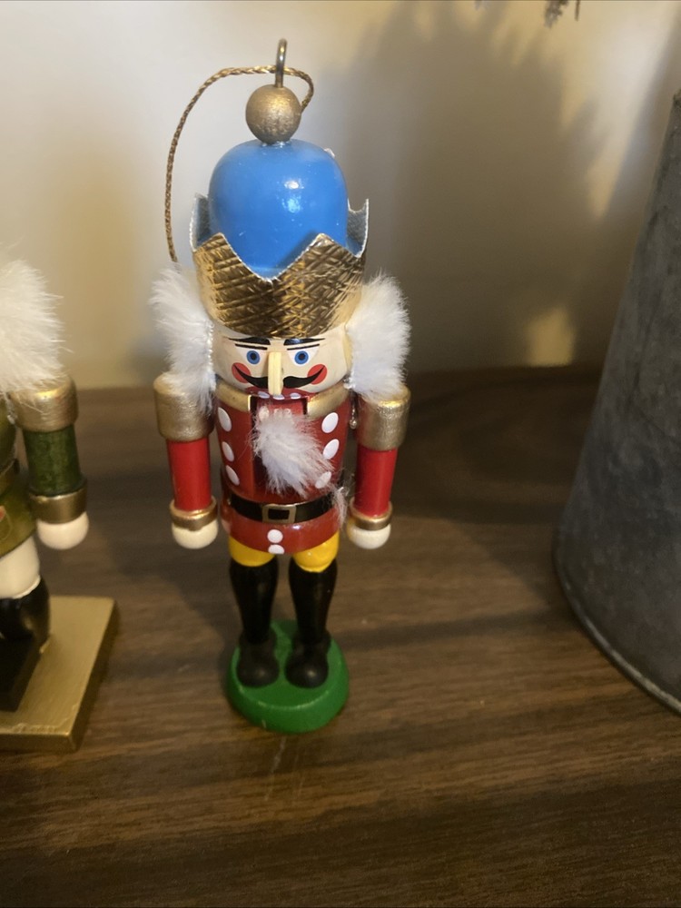 Lot of 7 NUTCRACKER ORNAMENTS